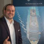 Antonio Pradiso of MSC who hosted travel media in Dublin, june 15 2016
