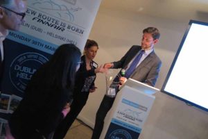 Frederik Charpentier, Finnair’s Sales Director Europe West & North America at the Finnair event in The Royal Hibernian Academy, Dublin