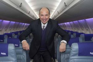 Saad Hammad in a new look Flybe Bombardier Q400 Dash 8