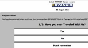 ryanair scam