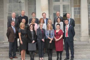 Kildare Failte briefing in Carton House, September 20 2016: Tony Lenehan, Kildare Failte, Evan Arkwright, The Curragh, Feargal Barton, Bartons Coaches, Oran Masterson, Xtreme.ie, Conor Mallaghan, Carton House, Adrienne Mooney, The K Club. Middle row: John Osborne, National Stud, Keith Gallagher, Mondello Park, Catherine Murray, Naas Racecourse, Monica O Byrne, Carton House,Erica Elliott, Punchestown, Orla McCabe, Killashee Hotel. Front row: Nicola McGrane, Conference Partners, Catherine Killeen, Westgrove Hotel, Karen Gerathy, the Osprey Hotel, Alison Johnson, Kildare Village, Phil Donnelly, Kildare Failte and Ivan Keatley, Mayor of Kildare.