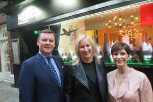 Enda Corneile,, Anita Thomas and Jane Masterson of Emirates who hosted 70 guests at the Taste of Emirates event in Avenue by Nick Munier, October 19 2016