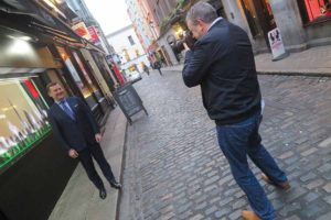 Enda Corneille Ireland country manager of Emirates being photographed at the Taste of Emirates event in Avenue by Nick Munier, October 19 2016