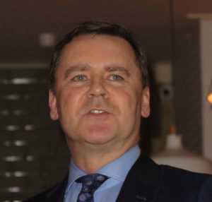 Enda Corneille Ireland country manager of Emirates speaking at the Taste of Emirates event in Avenue by Nick Munier, October 19 2016