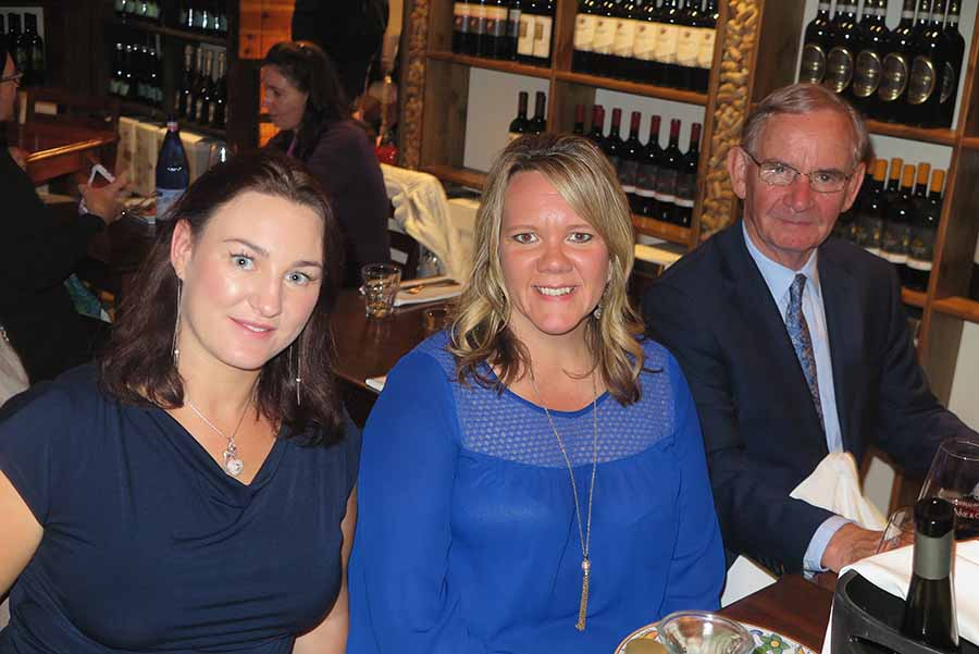 Clodagh Oxley from Visit USA Dublin, Kelli Hilliard from Kansas tourism and Edmund Hourican of Business Exhibitions at the Kansas & Oklahoma event in Dublin, October 4 2016