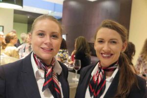 Olive Breslin and Niamh O’Shea of Flight Centre at the Turkish Airlines/Seychelles event in the Radisson Blu Dublin, October 3 2016