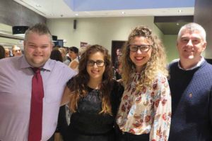 Jason Farrell and Danielle Farrell of Travel Department with Lauren Mills of Savoy Resorts and Ian Griffiths of Denis Island at the Turkish Airlines/Seychelles event in the Radisson Blu Dublin, October 3 2016