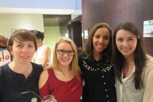 Kathleen Kinane, Laura Burke, Simone Lima and Aoife Devine of Club Travel at the Turkish Airlines/Seychelles event in the Radisson Blu Dublin, October 3 2016