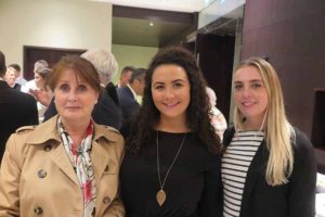 Marie Byrne of Budget travel, Rebeka Wright of Abbey Travel and Aoife Dunphy of Budget travel at the Turkish Airlines/Seychelles event in the Radisson Blu Dublin, October 3 2016