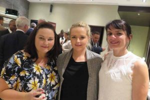Clare Hoog of Abbey Travel, Elaine McManus of Budget Travel and Fiona Reinhardt of Abbey Travel at the Turkish Airlines/Seychelles event in the Radisson Blu Dublin, October 3 2016
