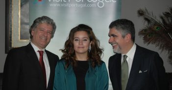 Portugal back to pre-crash numbers Antonio Padeira, director of the Portuguese Tourist Board for Ireland, Celina Tavares, Portuguese tourist office, Dublin, and the Portuguese ambassador to Ireland, Bernardo Futscher Pereira