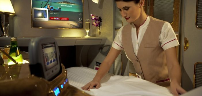 Emirates' First Class cabin