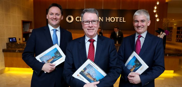 Stephen McNally, Deputy Chief Executive and Business Development; Pat McCann, Dalata Group CEO and Dermot Crowley, Deputy CEO.
