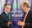 Niall Gibbons, CEO of Tourism Ireland, and Minister for Transport, Tourism and Sport, Shane Ross, at the launch of Tourism Ireland’s Global Greening initiative 2017. Pic: Naoise Culhane
