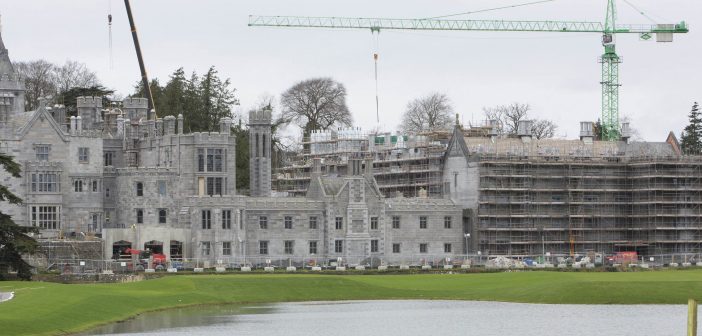 Adare Manor which is under construction
