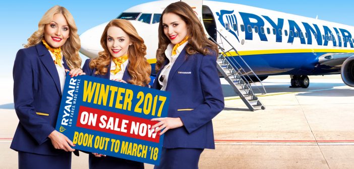 Ryanair Winter 2017 launch from Ireland