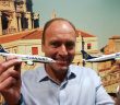 Kenny Jacobs, Chief Marketing Officer of Ryanair, announcing Ryanair’s connecting flights from Rome Fiumicino Airport