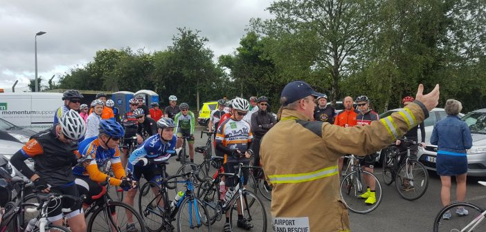 Cycle in memory of Rescue 116 crew at Dublin Airport, June 11, 2017