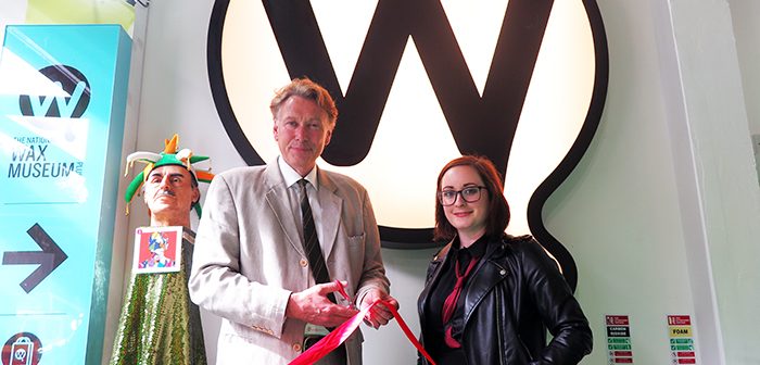 Director Paddy Dunning and Marketing Executive Laoise Keaveney at the new home of the National Wax Museum Plus on Westmoreland Street, Dublin