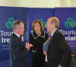 Niall Gibbons, CEO of Tourism Ireland; Minister for Tourism Shane Ross; and Joan O'Shaughnessy, Chairman of Tourism Ireland