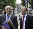 Irish Tourist Industry Confederation Chairman Maurice Pratt and Chief Executive Eoghan O'Mara Walsh at ITIC's pre-budget submission in Buswell's Hotel, Dublin, September 5