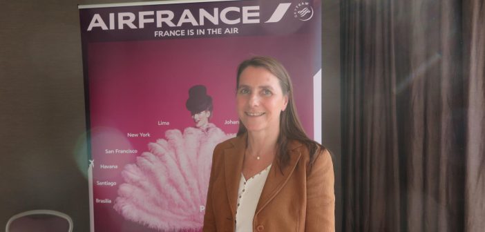 Benedicte Duval, Air France/KLM's new General Manager for Britain & Ireland, at the Gibson Hotel, Dublin, October 17, 2017