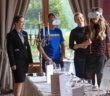 Sharon Devine, 3rd left, Wedding Sales Manager at the Brehon, introducing the virtual reality techology to Maria Sullivan and Eoin Murphy, also included is Caitriona Ashe, Wedding Co-ordinator. Photo:Valerie O’Sullivan