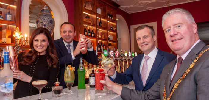 Lisa Cannon, broadcaster; Aaron Mansworth, Group General Manager, Trigon Hotels; Roger Russell, General Manager Metropole Hotel, and Cllr. Mick Finn, Lord Mayor of Cork.
