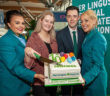 Cork to Glasgow passenger Aoife Twomey from Dingle, Co Kerry, became the 10 millionth passenger to fly with Aer Lingus Regional Service operated by Stobart Air.