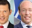 Benjamin Smith of Air France and Anko Van der Werff of SAS
