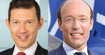 Benjamin Smith of Air France and Anko Van der Werff of SAS