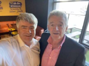 Eoghan Corry and Michael O'Leary