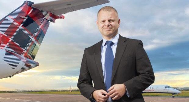 Jonathan Hinkles CEO of Loganair