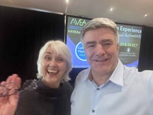 Carol Gleeson of Burren Geopark and Eoghan Corry