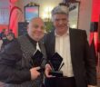 Dave Snith and Eoghan Corry with service to the industry awards form Travel Centres