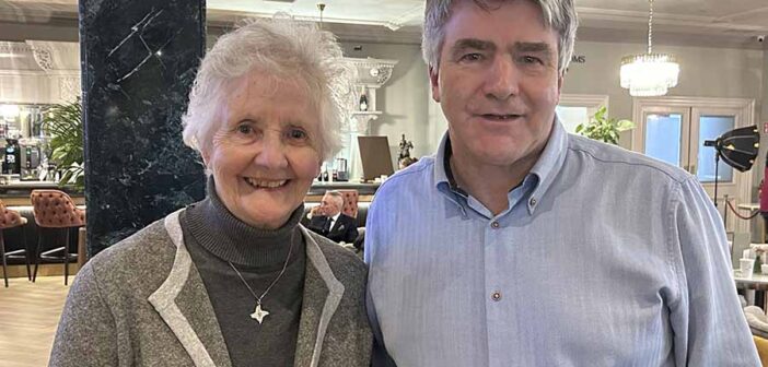 Sister Rita Minehan of the Solas Bride centre and Eoghan Corry