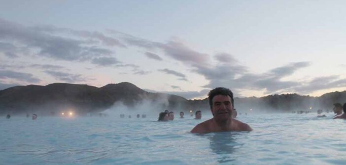 Eoghan Corry in the Blue Lagoon