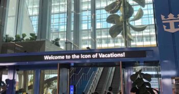 Reception area, Icon of the seas debut voyage