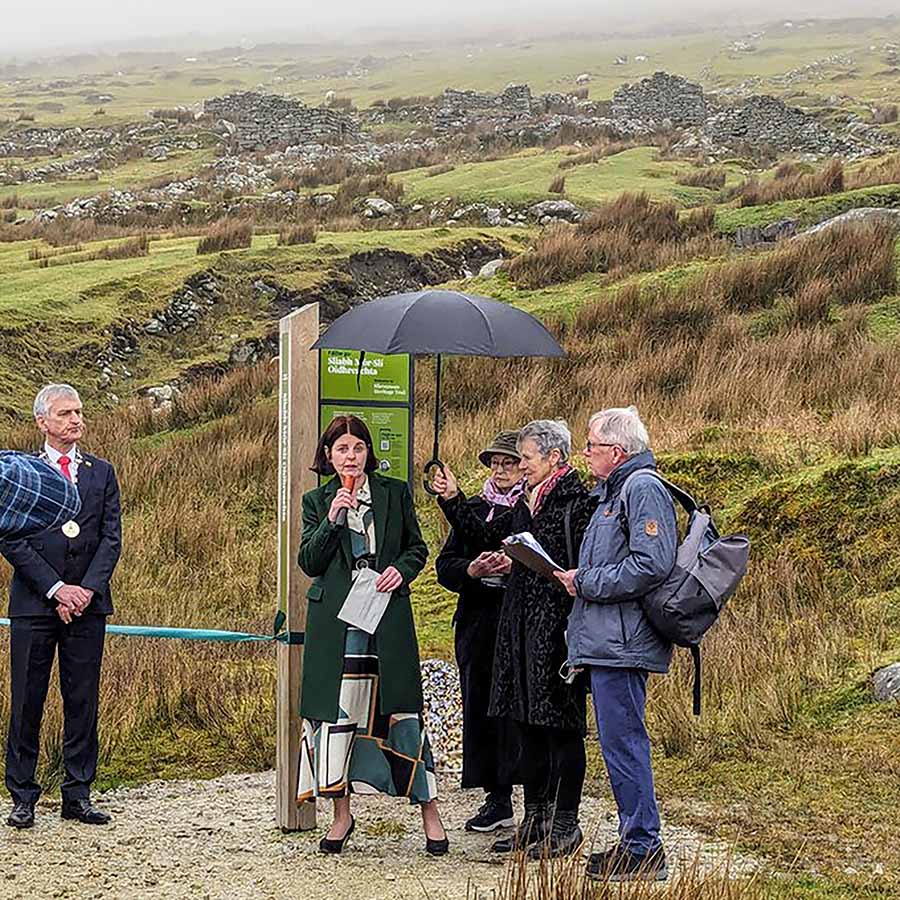 Launch of Achill Slievemore trail