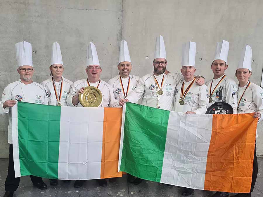 Bronze Winning Irish Culinary Olympics Senior Team