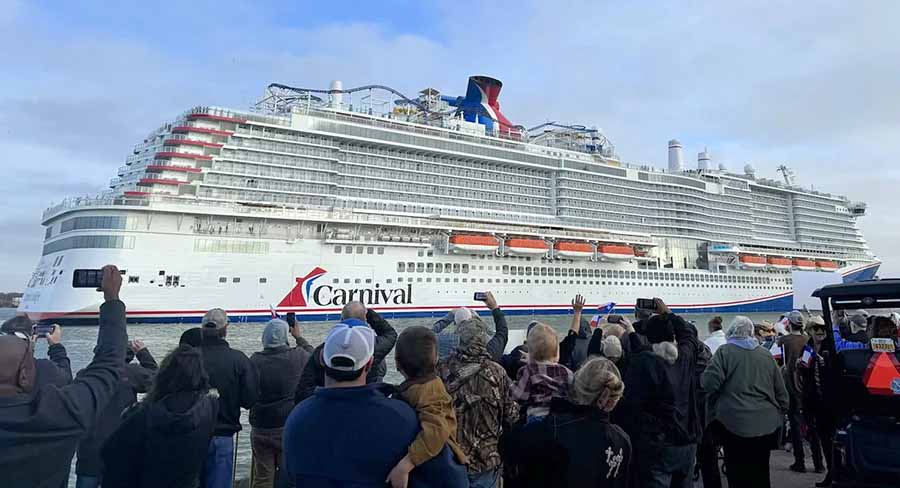 Carnival Jubilee launch in Galveston
