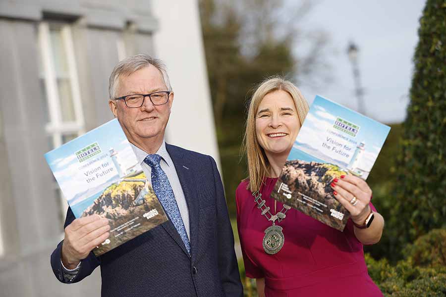 Tim Fenn CEO and Denyse Campbell President of the IHF