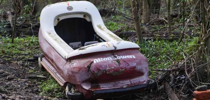 Log flume boat from Alton Towers