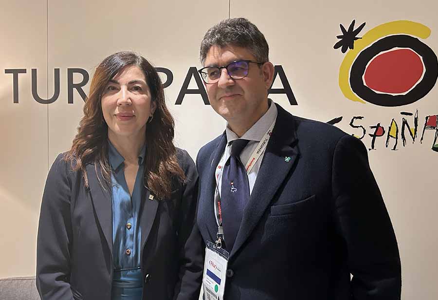 Tourism minister Rosana Murillo and Ruben Lopez