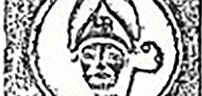 Earliest representation of Saint Patrick, carved c1300 in Faughart County Louth