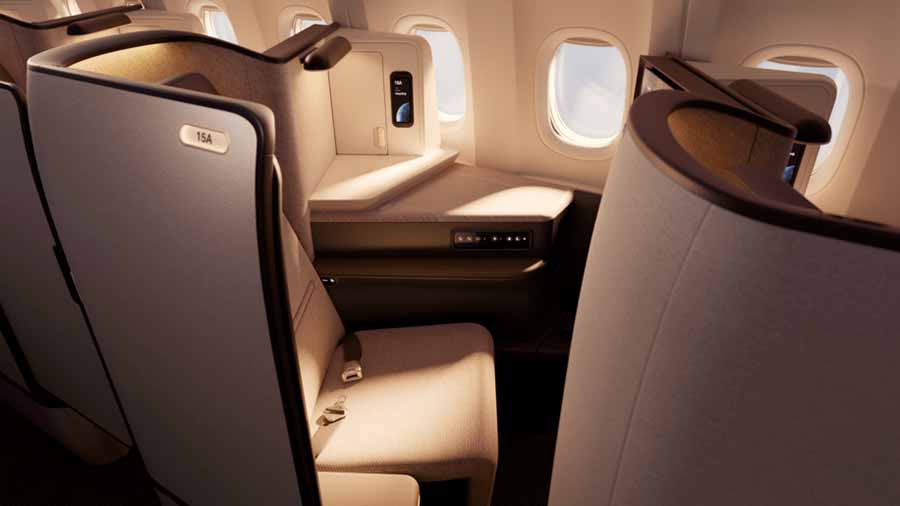 Cathay Pacific business class