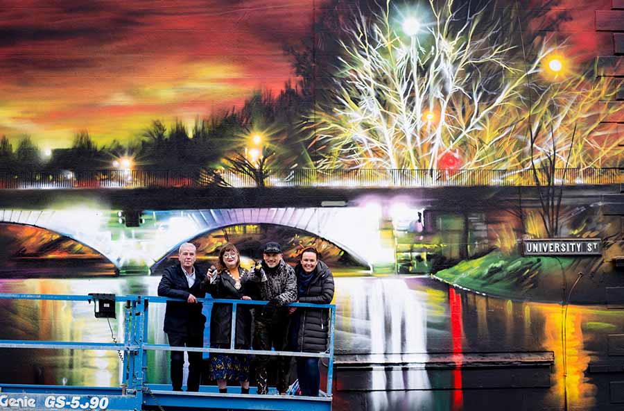 Dan Kitchener Ormeau Road mural