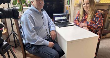 Eoghan Corry and Siobhan Molloy filming for the Complaints Bureau