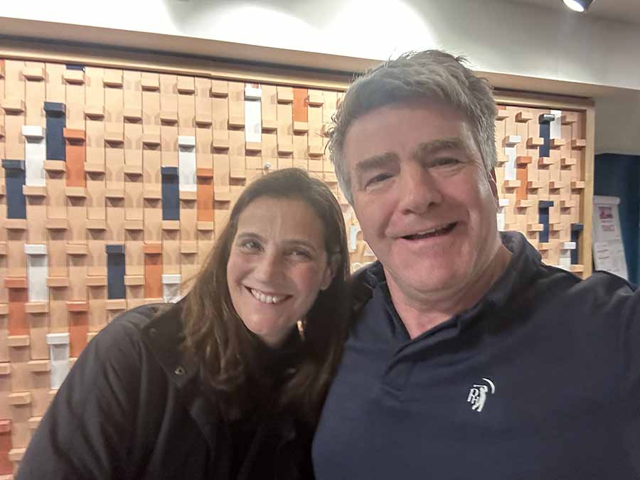 Vanessa Renaud and Eoghan Corry