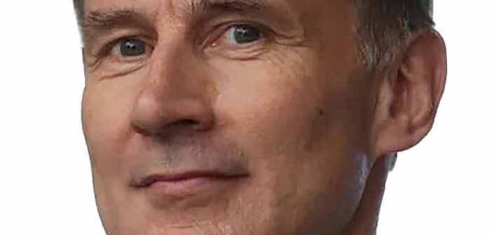 Jeremy Hunt English finance minister